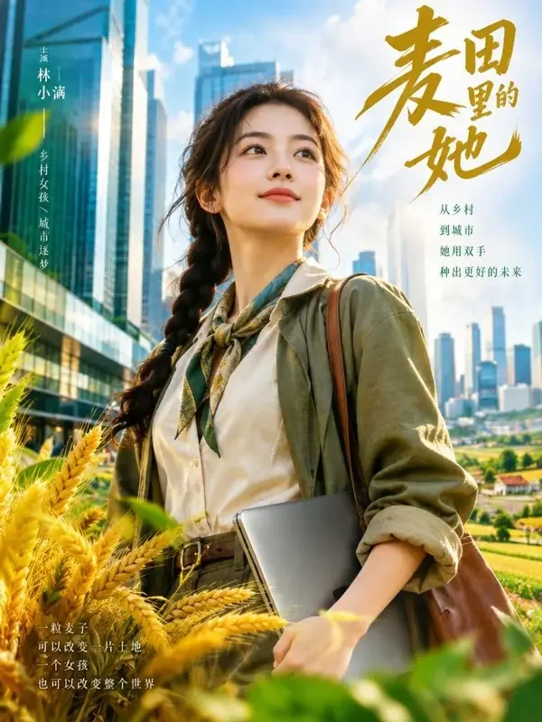 村花进城记封面 - 黄果原创短剧都市爽剧短剧